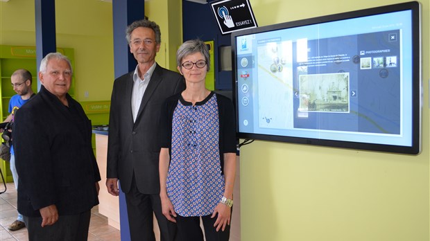 Des écrans tactiles pour voyager dans le temps